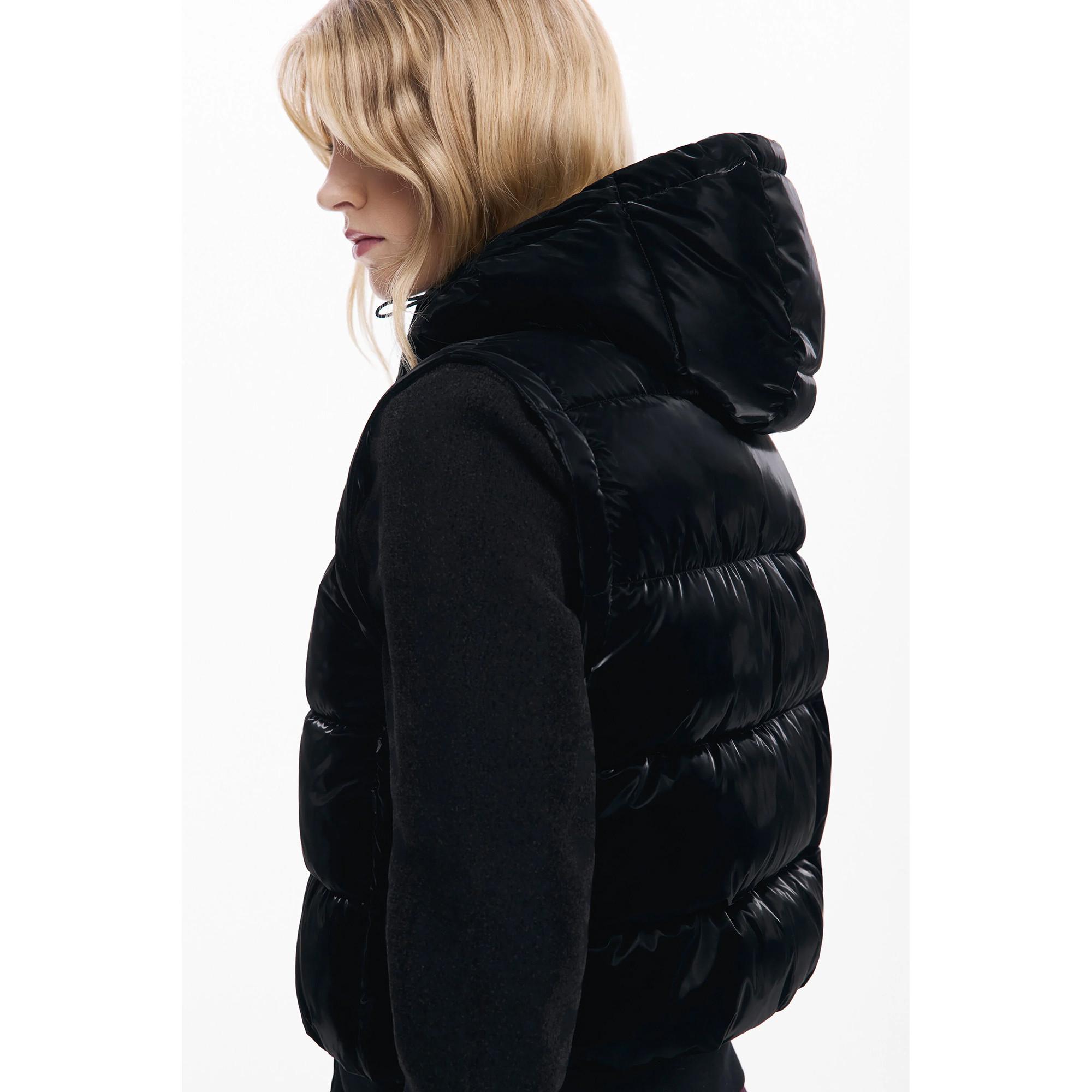 Desigual Glänzende Wandelbare Steppjacke  