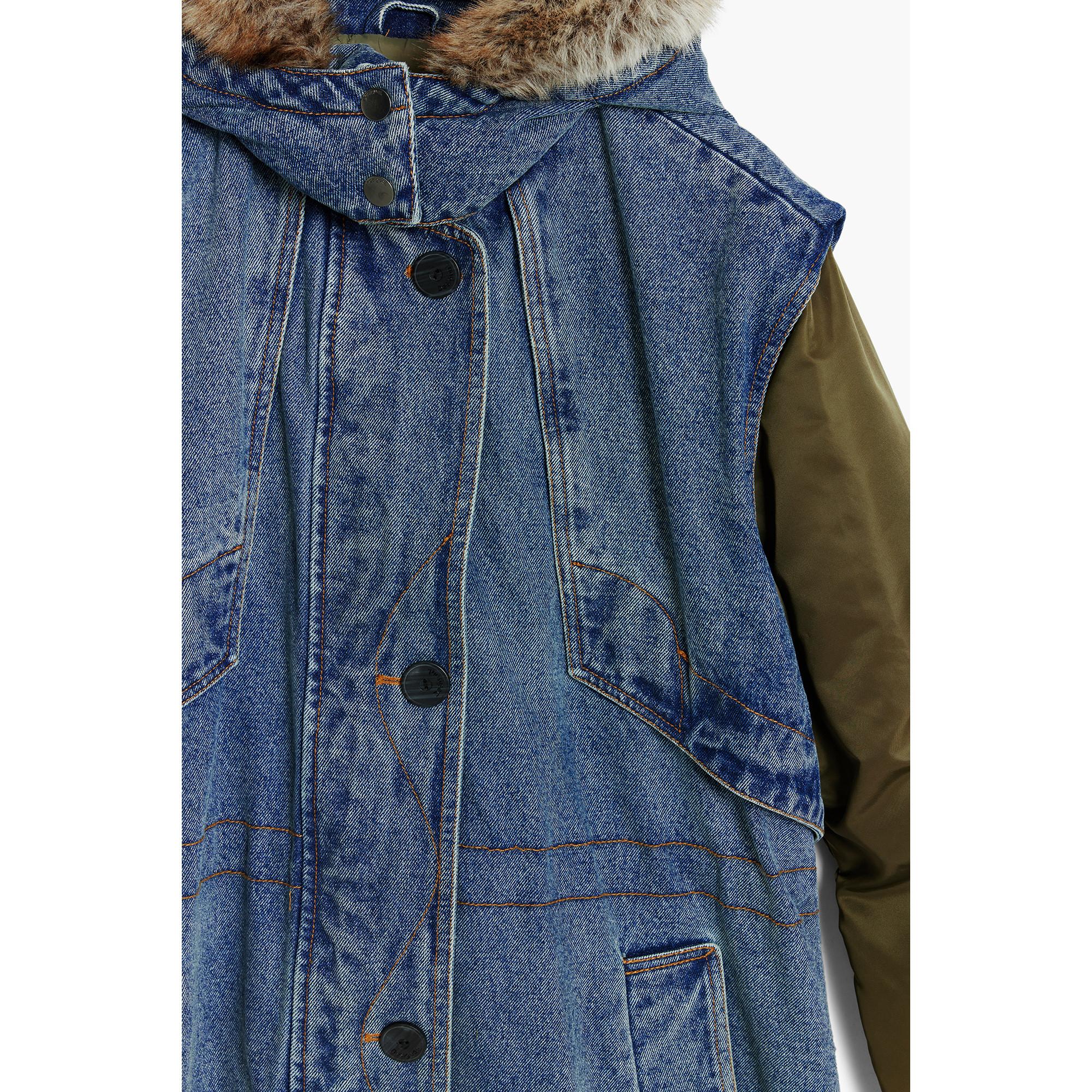 Desigual Giacca Bomber Floreale Ombre  