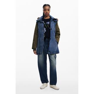 Desigual Giacca Bomber Floreale Ombre  