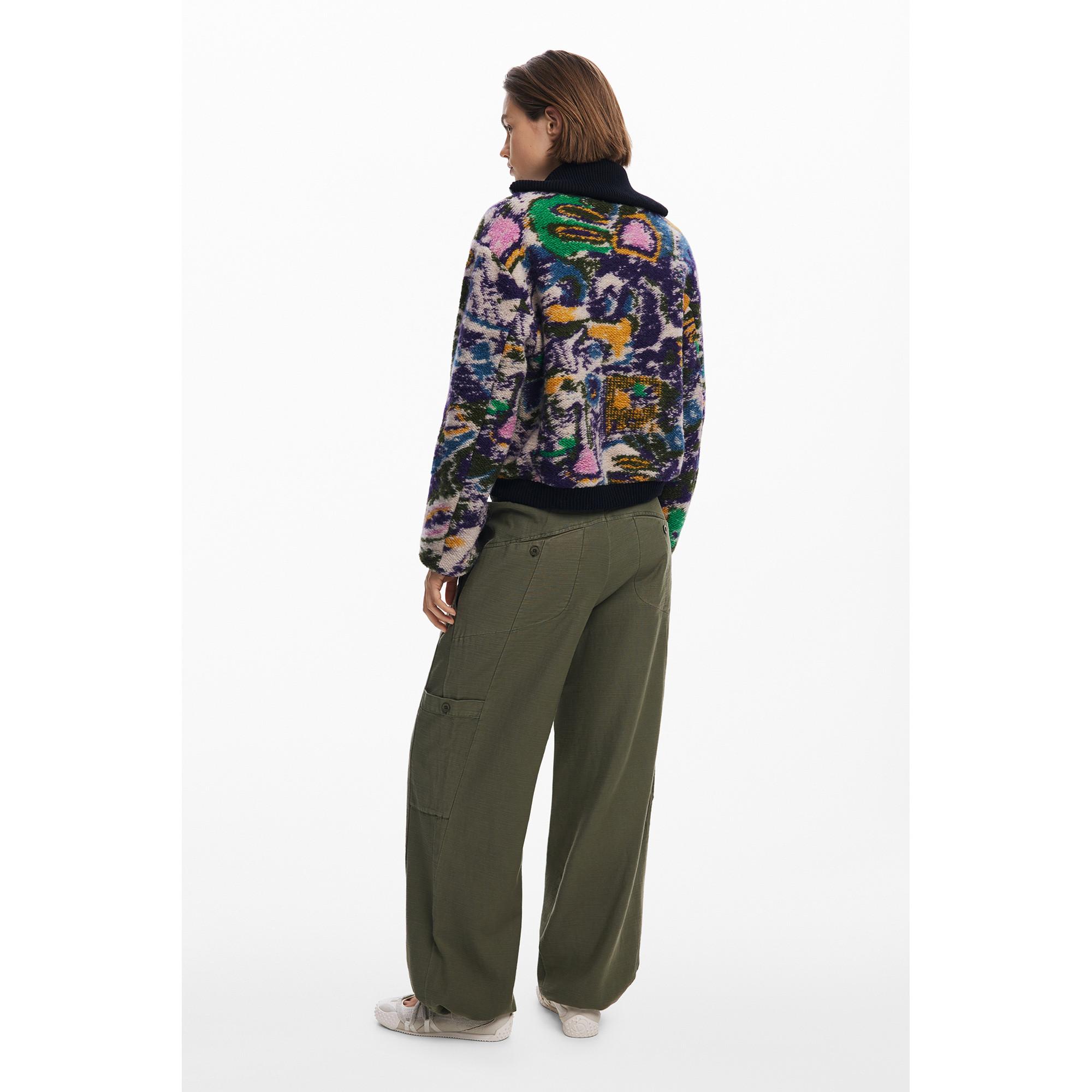 Desigual Giacca Bomber Fantasia  