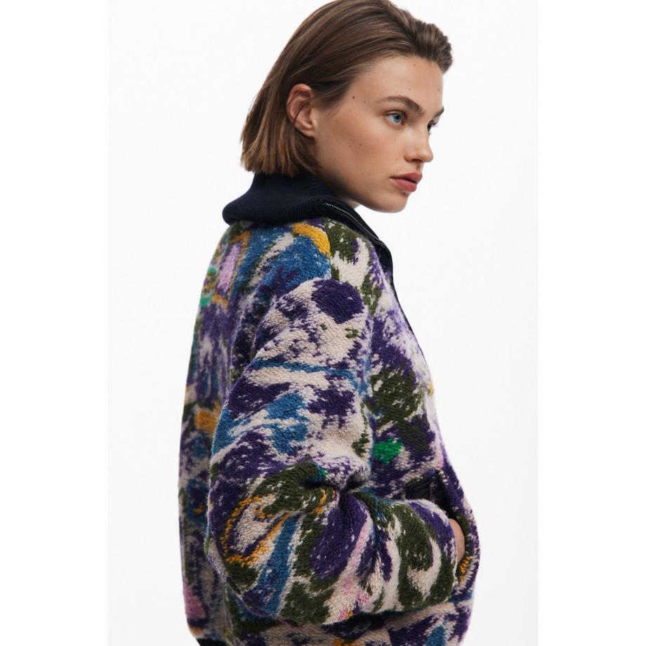 Desigual Giacca Bomber Fantasia  