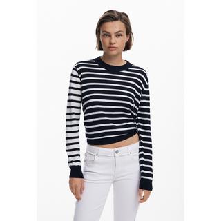 Desigual Gestreifter Langarm Pullover  