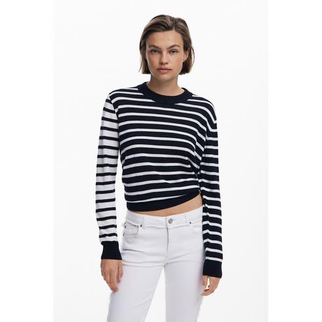 Desigual Gestreifter Langarm Pullover  