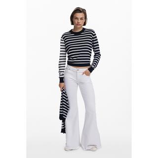 Desigual Gestreifter Langarm Pullover  