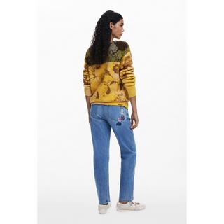 Desigual Jacquard Floral Pullover  