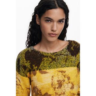 Desigual Jacquard Floral Pullover  