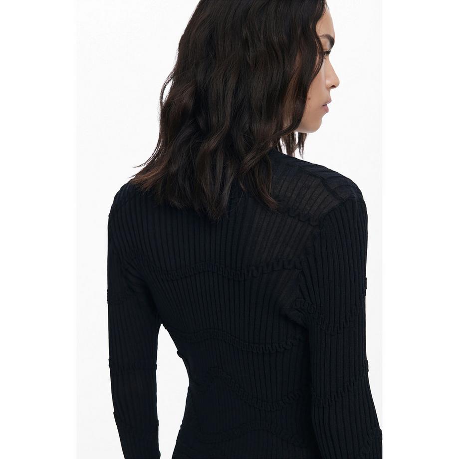 Desigual Floraler Jacquard Regular Fit Pullover  