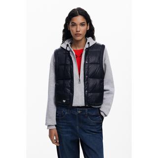 Desigual Kapuzen-Sweatshirt mit integrierter Weste  