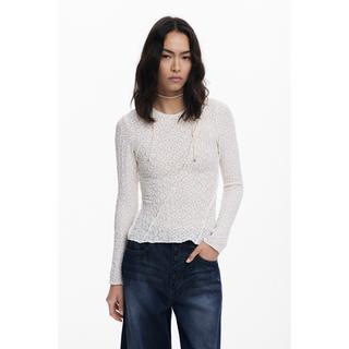 Desigual Langarm T-Shirt Slim Fit  