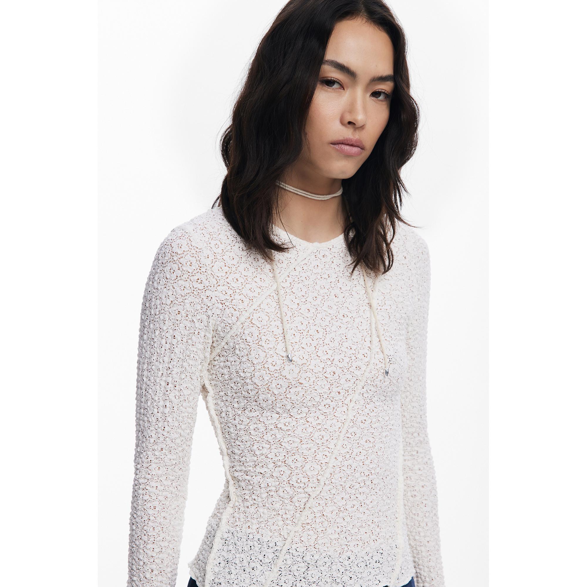 Desigual Langarm T-Shirt Slim Fit  