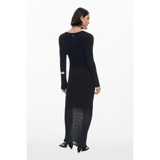 Desigual Bodycon Midikleid Langarm Rundhals  