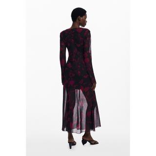 Desigual Geblümtes Maxi Kleid  