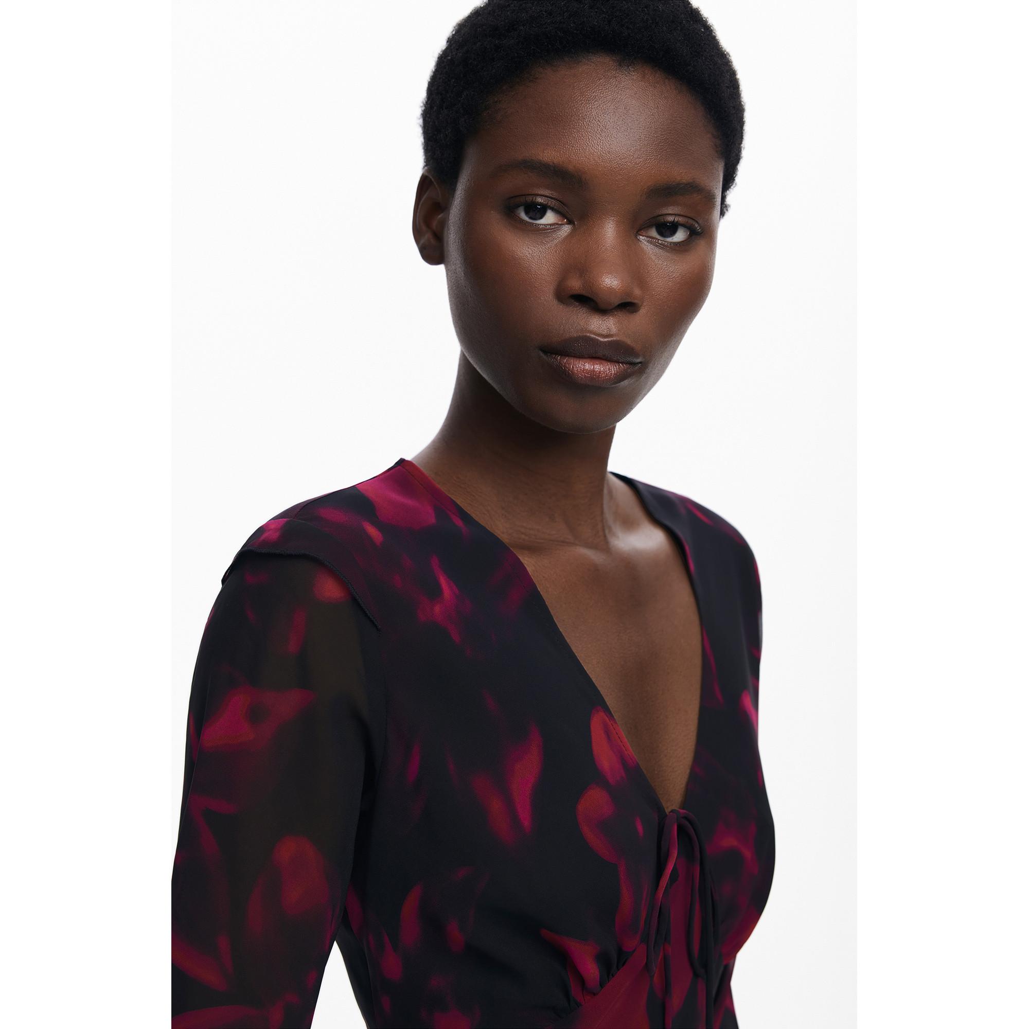 Desigual Geblümtes Maxi Kleid  