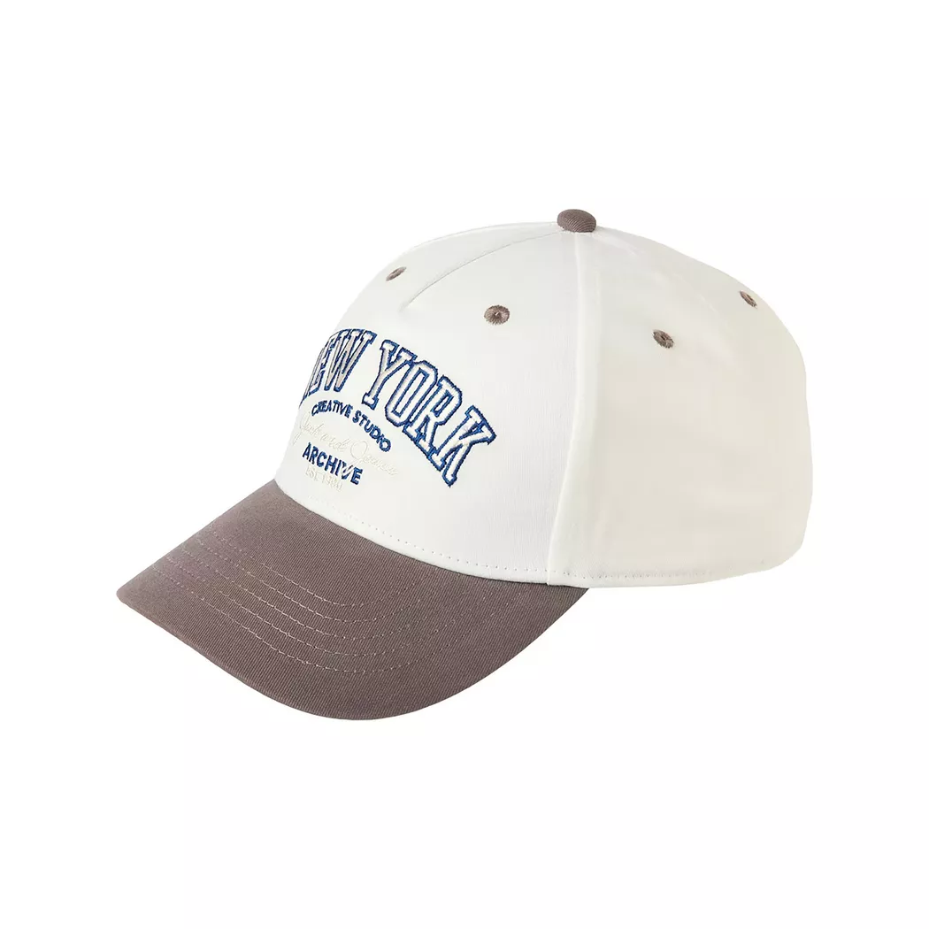 Baseball Cap JACK & JONES "JACSOFT BASE WASHED CAP SN", Herren, antique weiß, Web, Baumwolle, unifarben, Caps, mit Branding