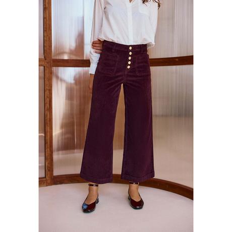 La Petite Etoile Wide Leg High Rise 7/8 Länge Jeans  