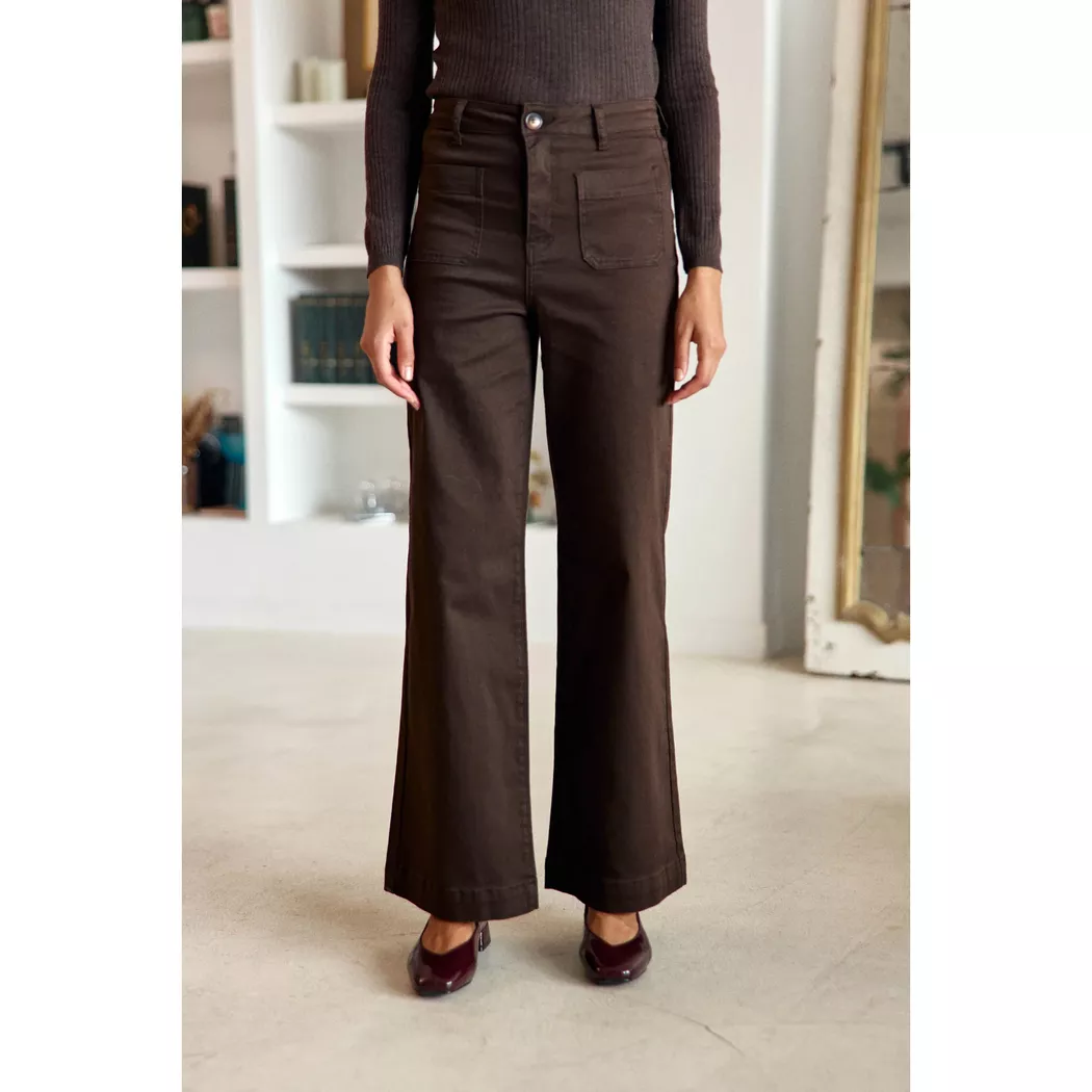 La Petite Etoile - Jeans, für Damen, Dunkelbraun, Größe 42