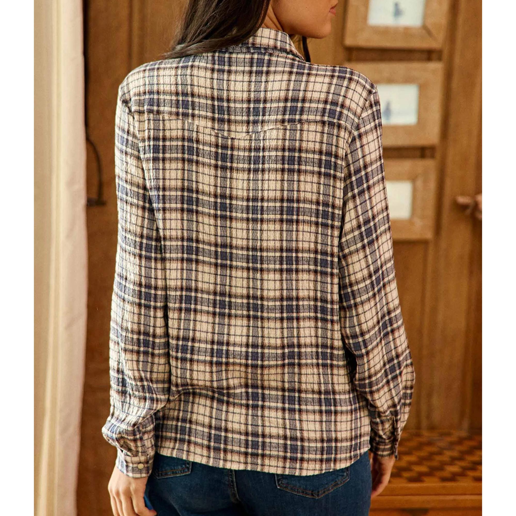 La Petite Etoile Clau Camicetta Quadri Maniche Lunghe  