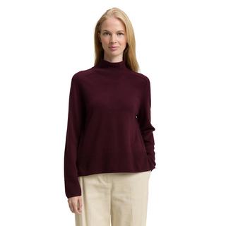 TOM TAILOR Strickpullover Melange Stehkragen  