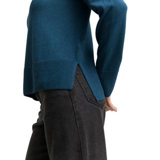 TOM TAILOR Strickpullover Melange Stehkragen  