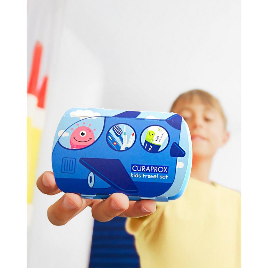 CURAPROX  Kids Travel-Set blau 