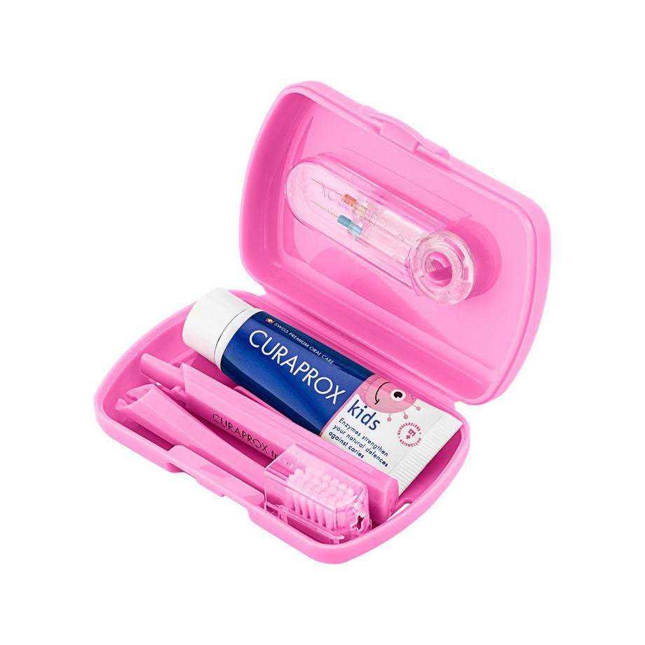 CURAPROX  Kids Travel-Set pink 