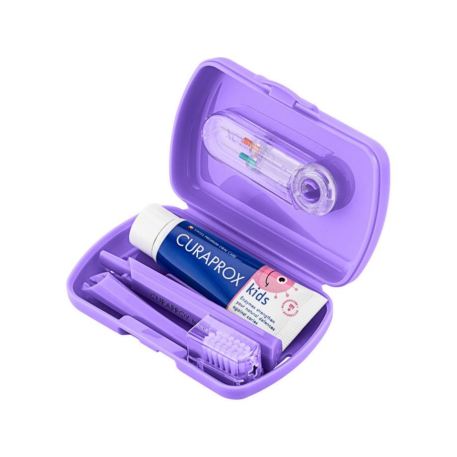 CURAPROX  Kids Trave-Set violett 