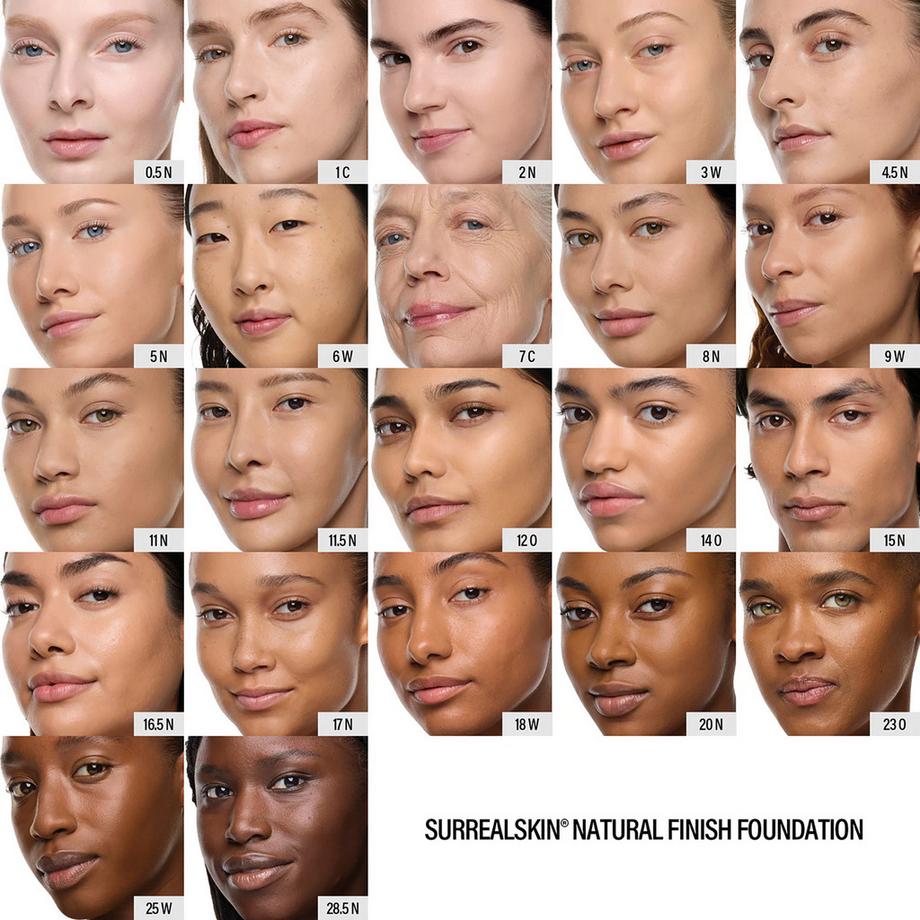 MAKEUP BY MARIO  SurrealSkin™ Natural Finish Foundation - Fond de teint naturel liquide 