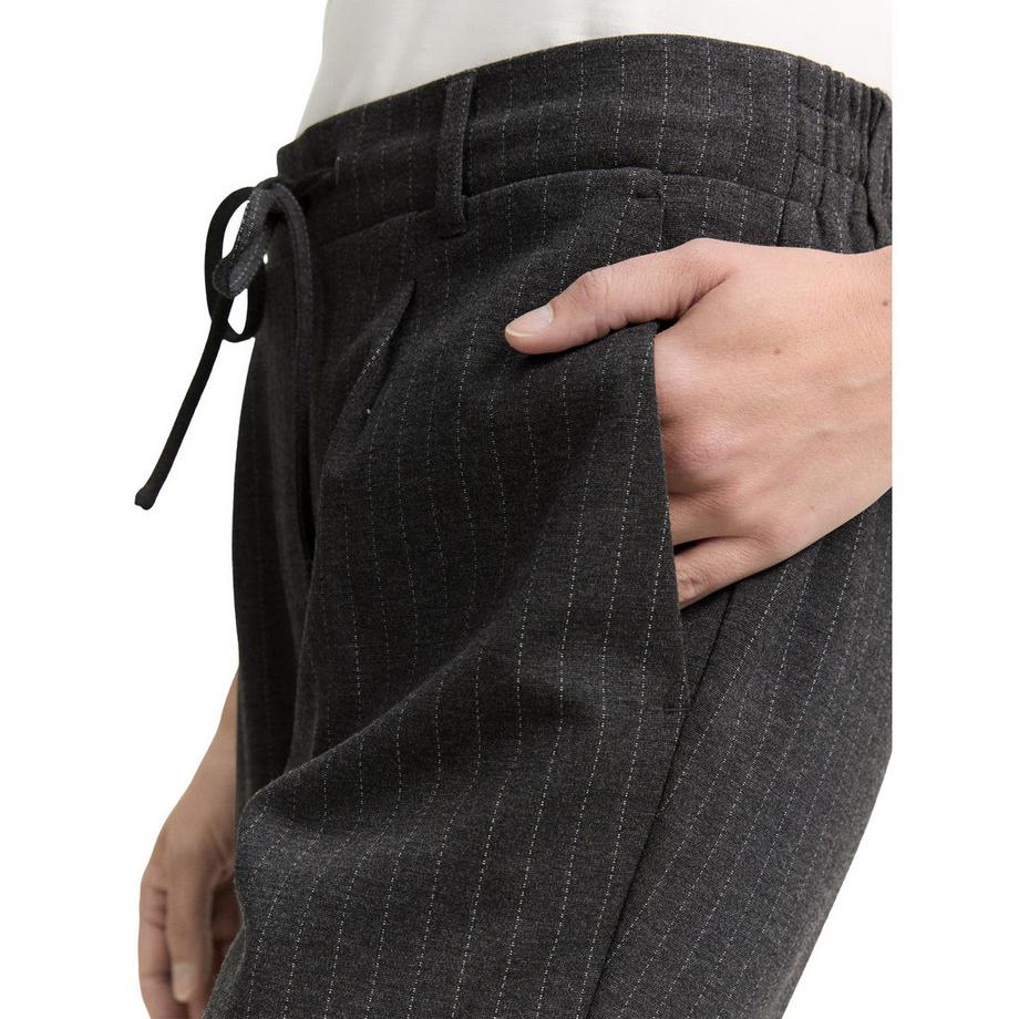 TOM TAILOR Pantaloni Jersey Gessati Coulisse  