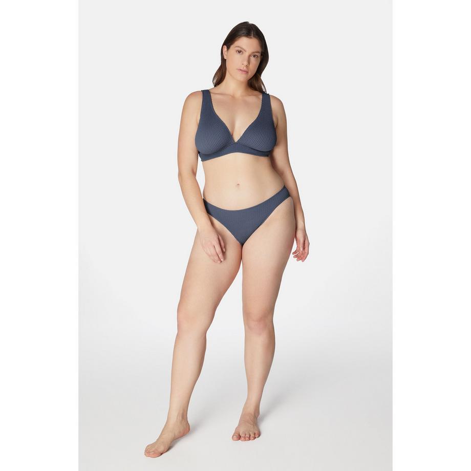 Sorbet Island Aqua Strukturierter Bikini Set  