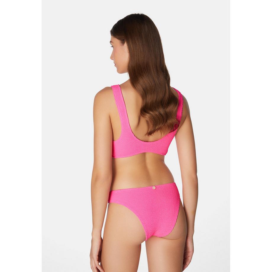 Sorbet Island Aqua Strukturierter Bikini Set  