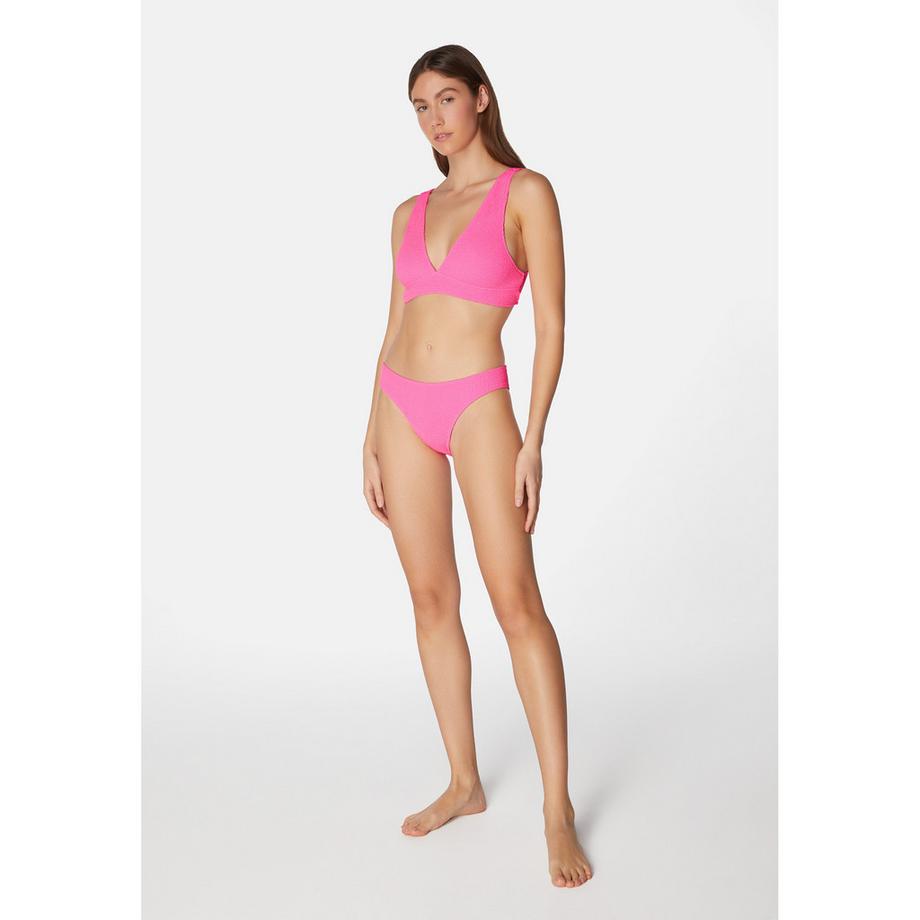 Sorbet Island Aqua Strukturierter Bikini Set  
