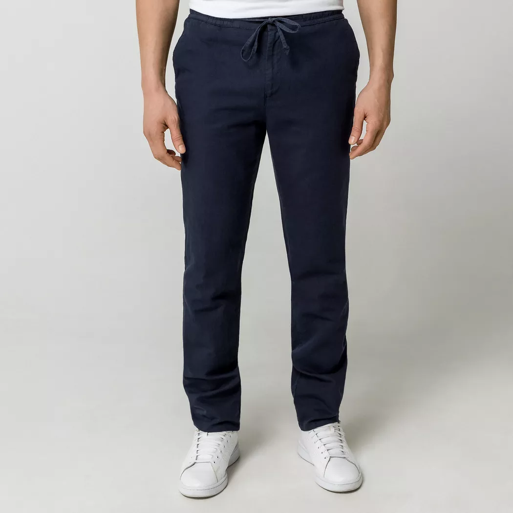 Manor Man - Chinohose, Slim Fit, für Herren, Marine, Größe L