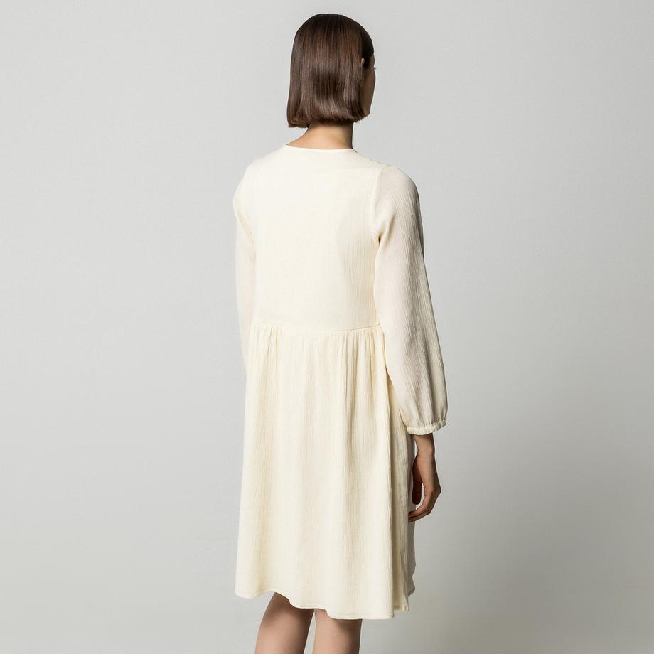 Manor Woman Freizeit Langarm Midikleid  