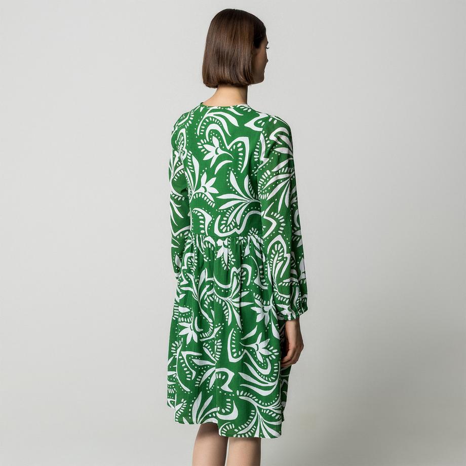 Manor Woman Robe Midi Loisirs Manches Longues  