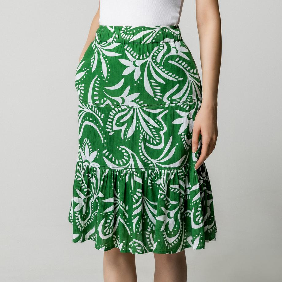 Manor Woman Jupe décontractée à imprimé floral  