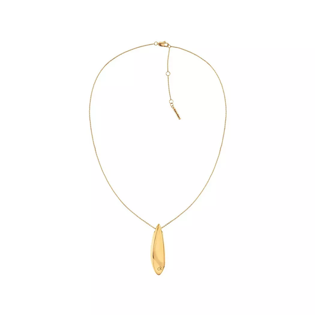 Calvin Klein Collier Sculpted Gold One Size Femme