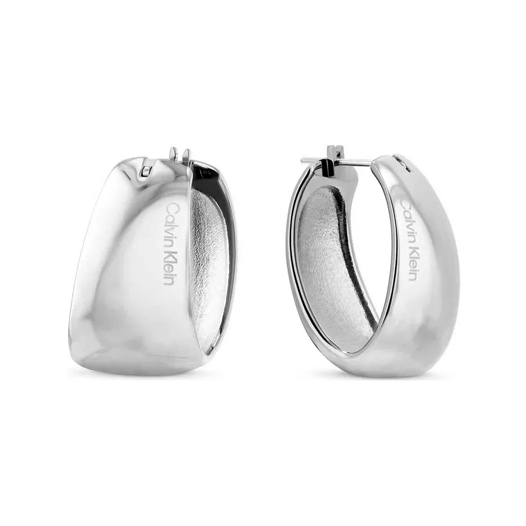 Calvin Klein Paar Creolen "MODERN PURITY"