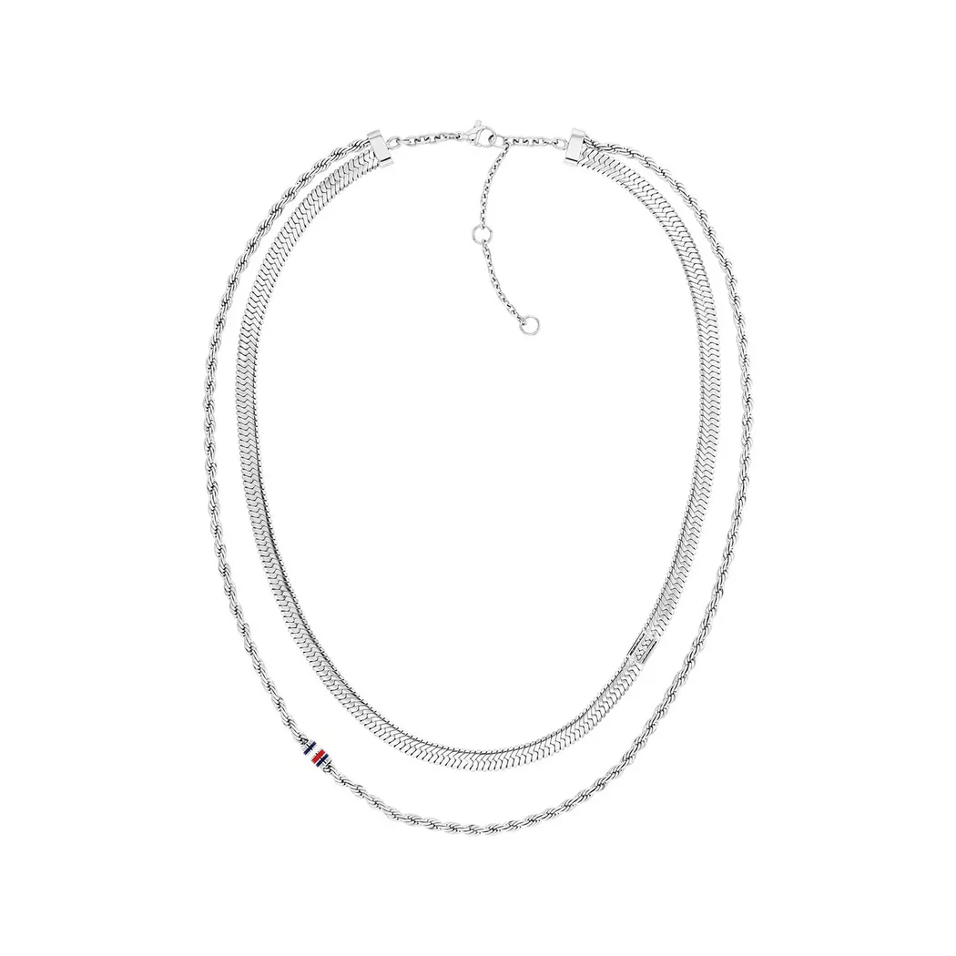 Tommy Hilfiger Collier Layse Silver One Size Femme