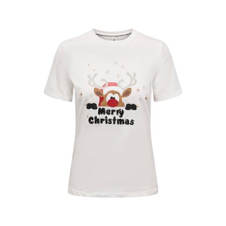 ONLY T-shirt avec imprimé bonhomme en pain d'épices  