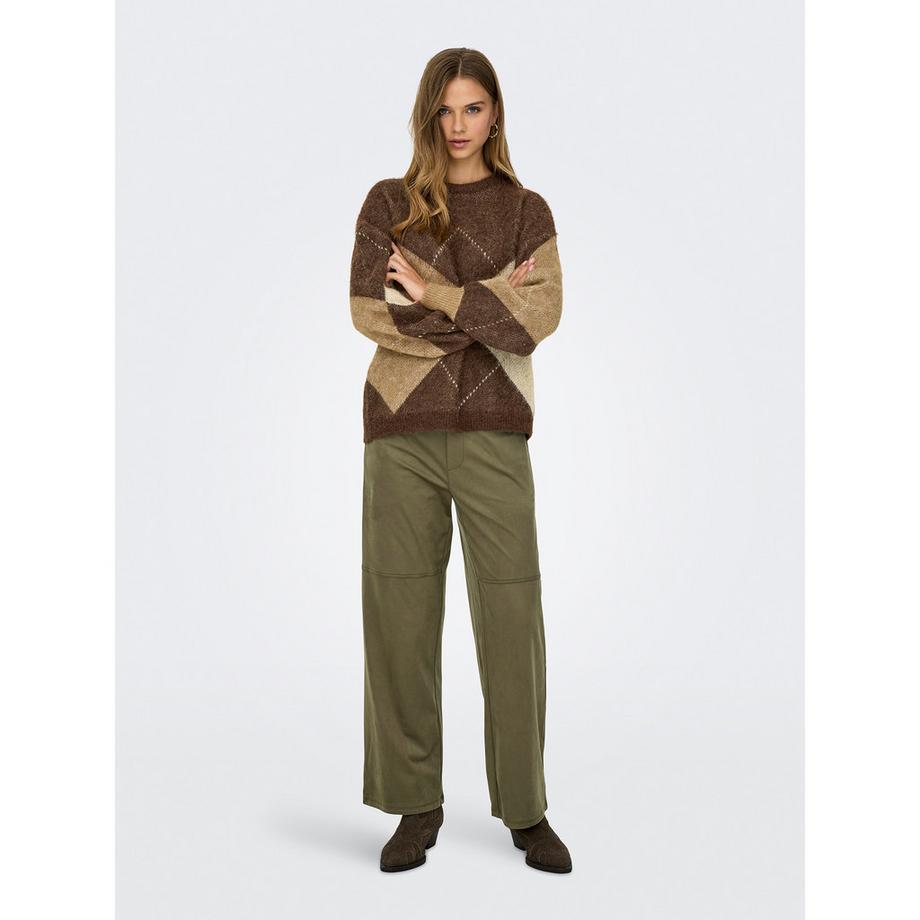 ONLY Pullover à motif Argyle  