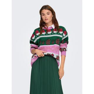 ONLY Weihnachts Relaxed Fit Pullover  