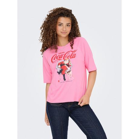 ONLY T-Shirt Imprimé Coca-Cola Père Noël  