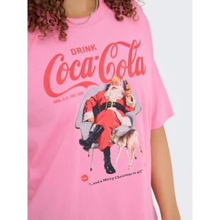 ONLY T-Shirt Imprimé Coca-Cola Père Noël  