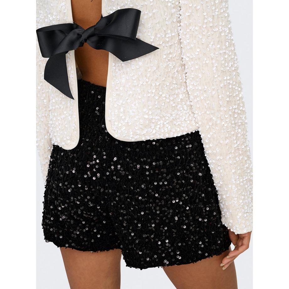 ONLY Jupe Mini Portefeuille Pailletée  