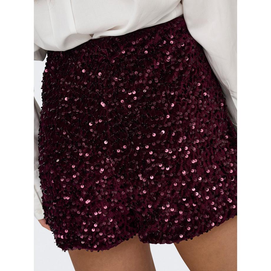 ONLY Pailletten Wickel Minirock  