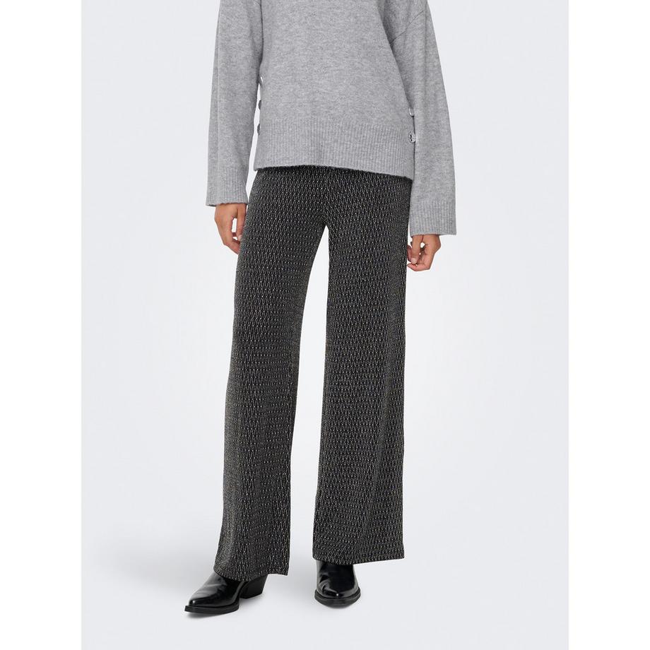 ONLY Pantaloni Larghi Filati Glitter  