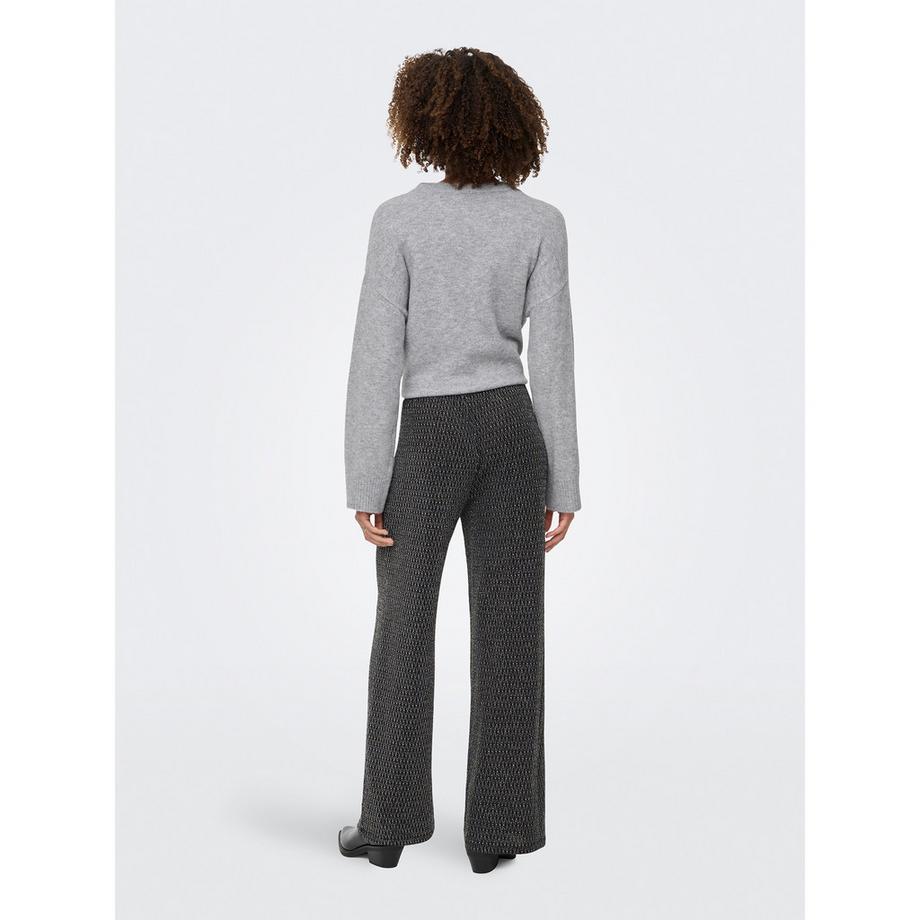 ONLY Pantaloni Larghi Filati Glitter  