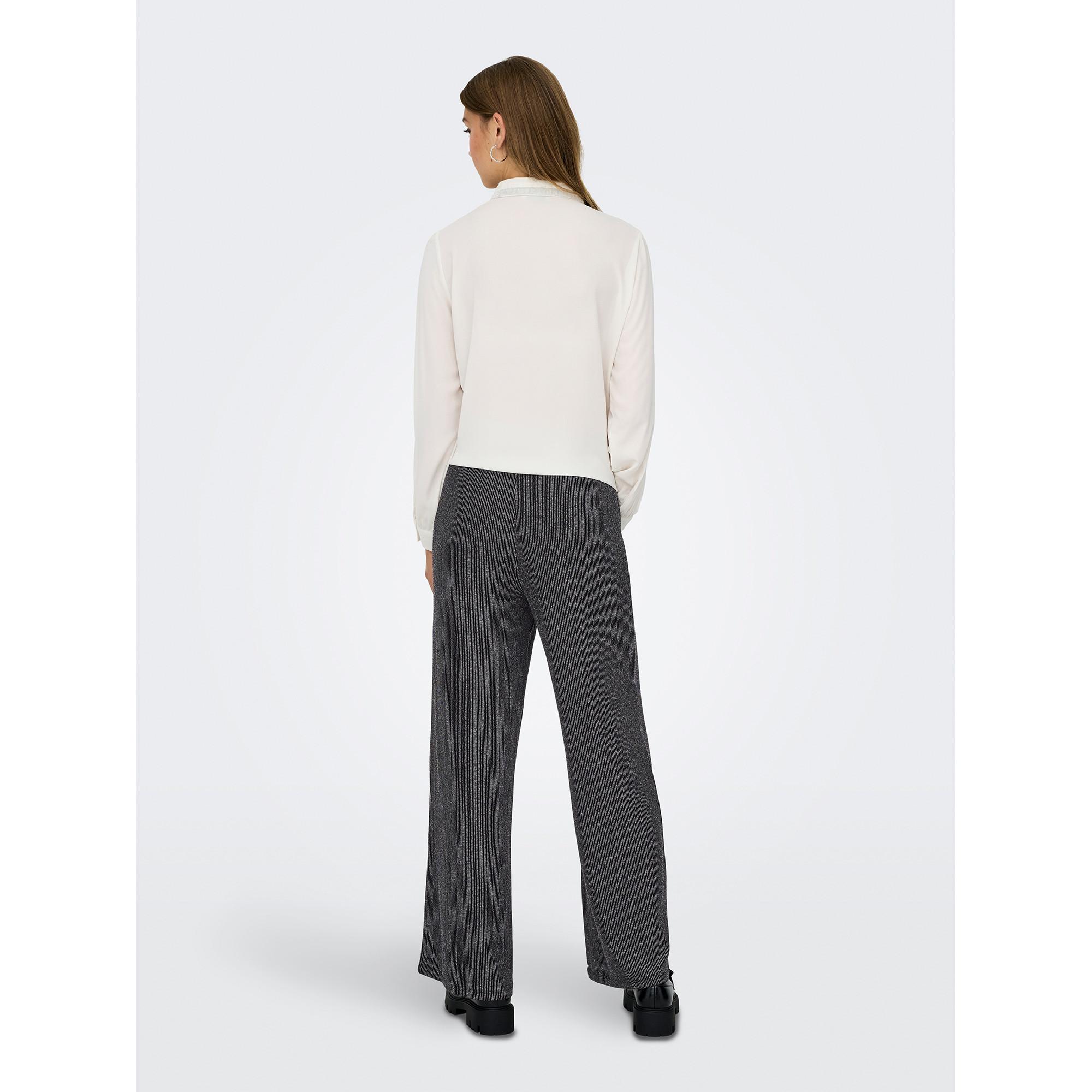 ONLY Glitzerfaden Weite Hose  