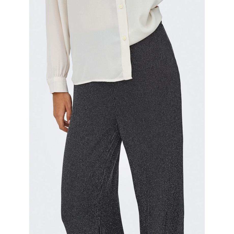ONLY Pantaloni Larghi Filati Glitter  