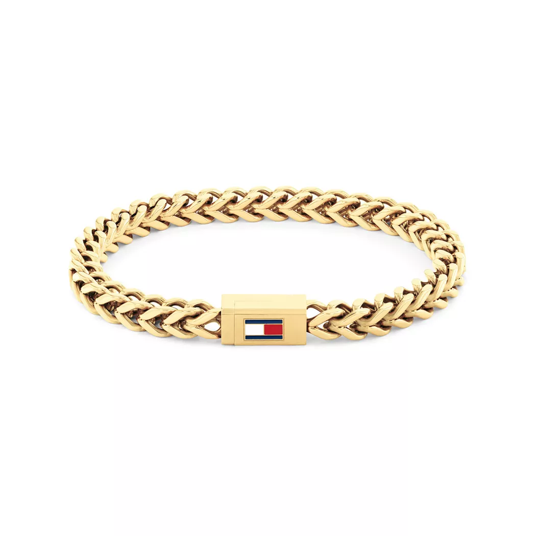 Tommy Hilfiger - Armband, Braided Metal Bracelets, 19cm, Gold